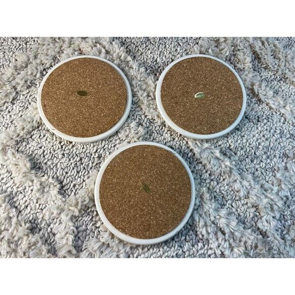 Snowman Coasters Set of 3 Christmas Snow Days St Nicholas Square Missing One - Picture 5 of 6